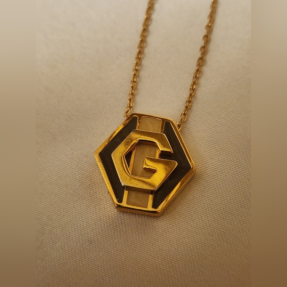 AUTHENTIC GIVENCHY 14+INCH  Gold Necklace - Picture 6 of 12
